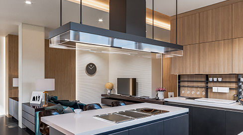 Expert island range hood installation with electrical hookup Ottawa